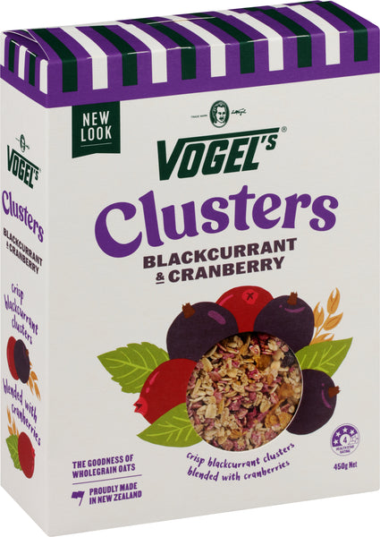 Vogel's Clusters Blackcurrant & Cranberry