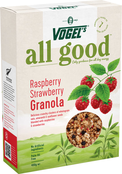 Vogel's All Good Raspberry, Strawberry Granola