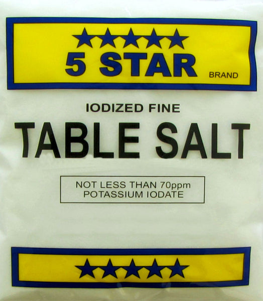 5 Star Iodized Table Salt
