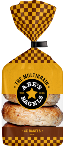ABE'S Bagels Magnificent Multigrain - 4 Pack