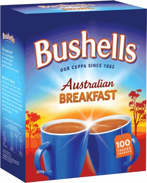 Bushells Australian Breakfast Tea Bag 100's