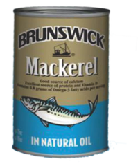 Brunswick Mackerel in Natural Oil