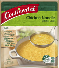 Continental Chicken Noodle Simmer Soup