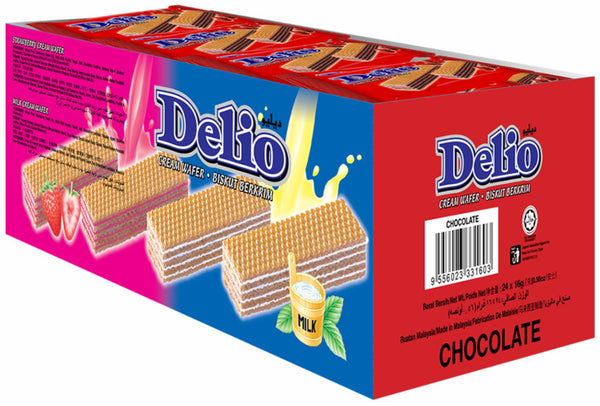 Delio Cream Wafer Chocolate