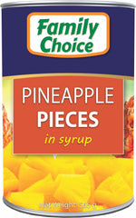 Family Choice Pineapple Pieces in Syrup