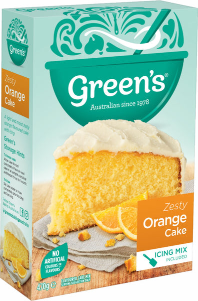 Green's Zesty Orange Cake mix