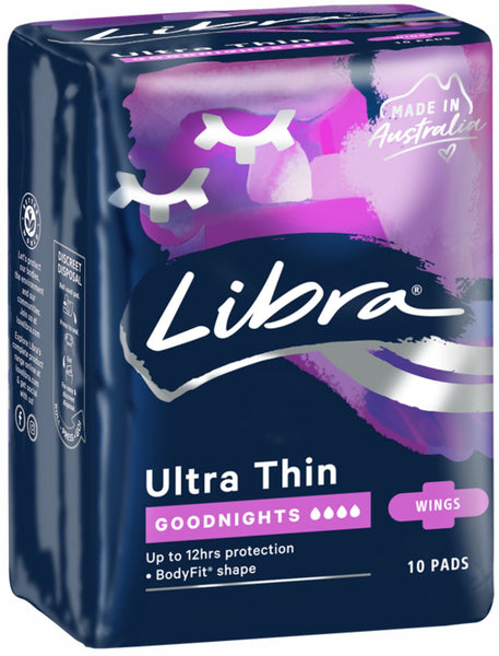 Libra Ultra Thin Goodnight 10's