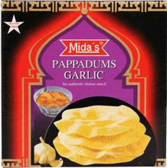 Mida's Pappadums Garlic