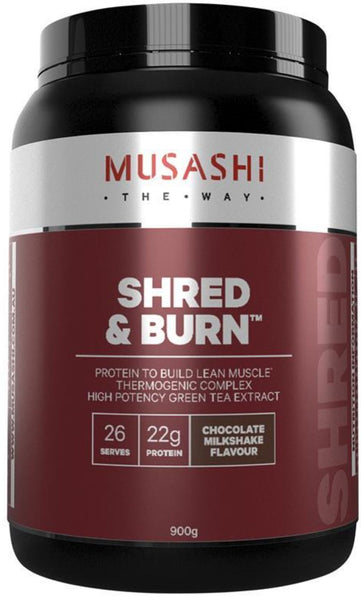 Musashi Shred & Burn Chocolate