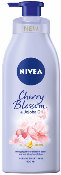 Nivea Cherry Blossom & Jojoba Oil Body Lotion Pump