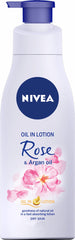 Nivea Rose & Argon Oil Body Lotion  Pump