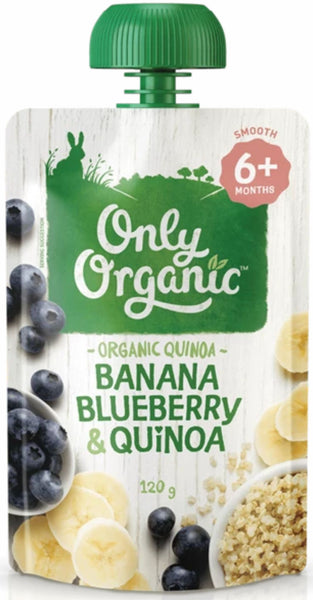 Only Organic Banana Blueberry & Quinoa