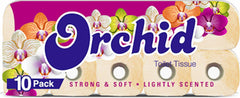Orchid Toilet Rolls 2ply Colour 10's (160 Sheets)