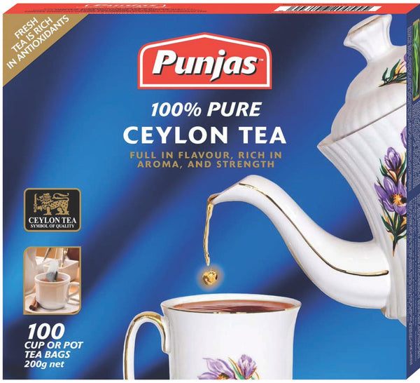 Punjas Ceylon Tea Bags 100's