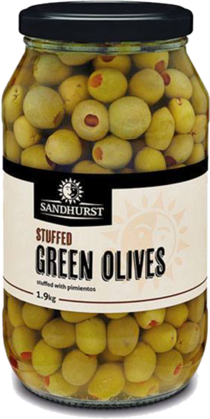 Sandhurst Stuffed Green Olives