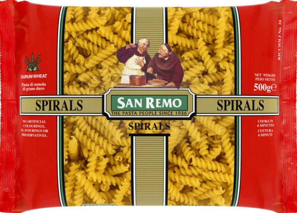 San Remo Spirals Pasta